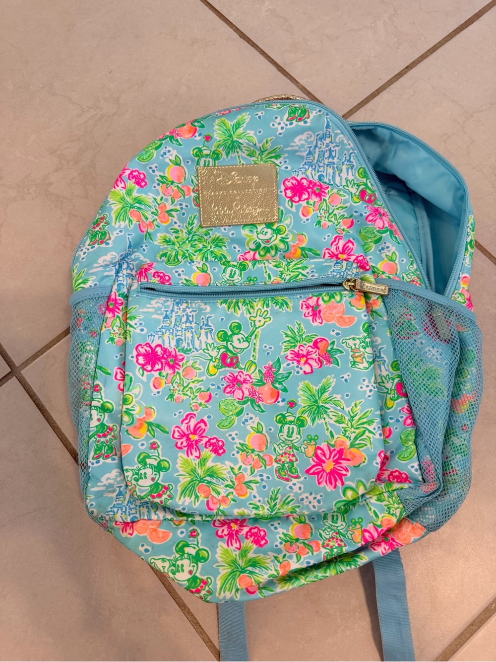 Lilly Pulitzer x Disney backpack